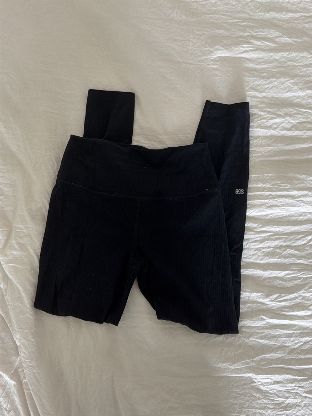 Splits59 Airweight Rib High Waist ⅞ Legging in Black
